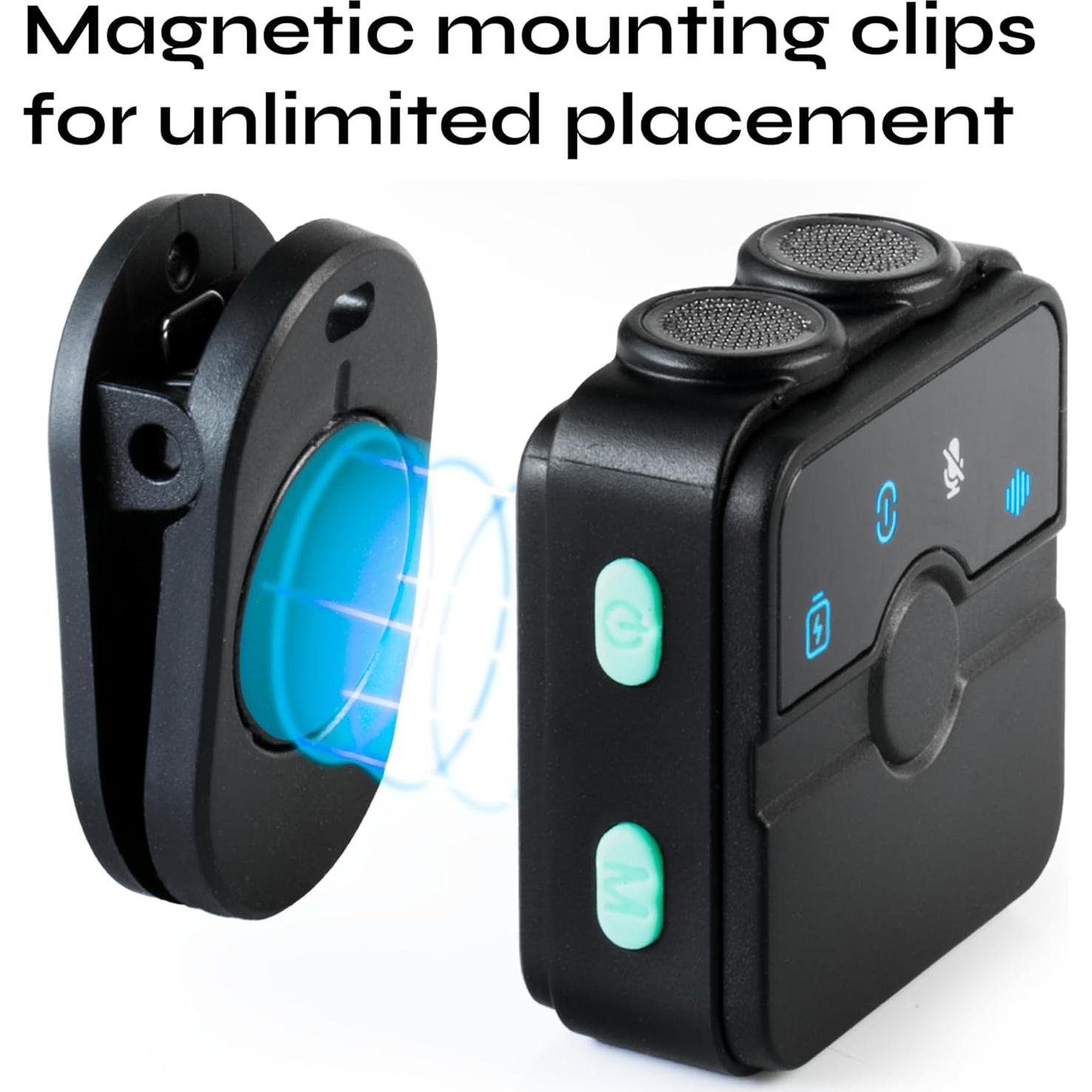 Micrófono mini inalámbrico CreatorMic para iPhone/Android