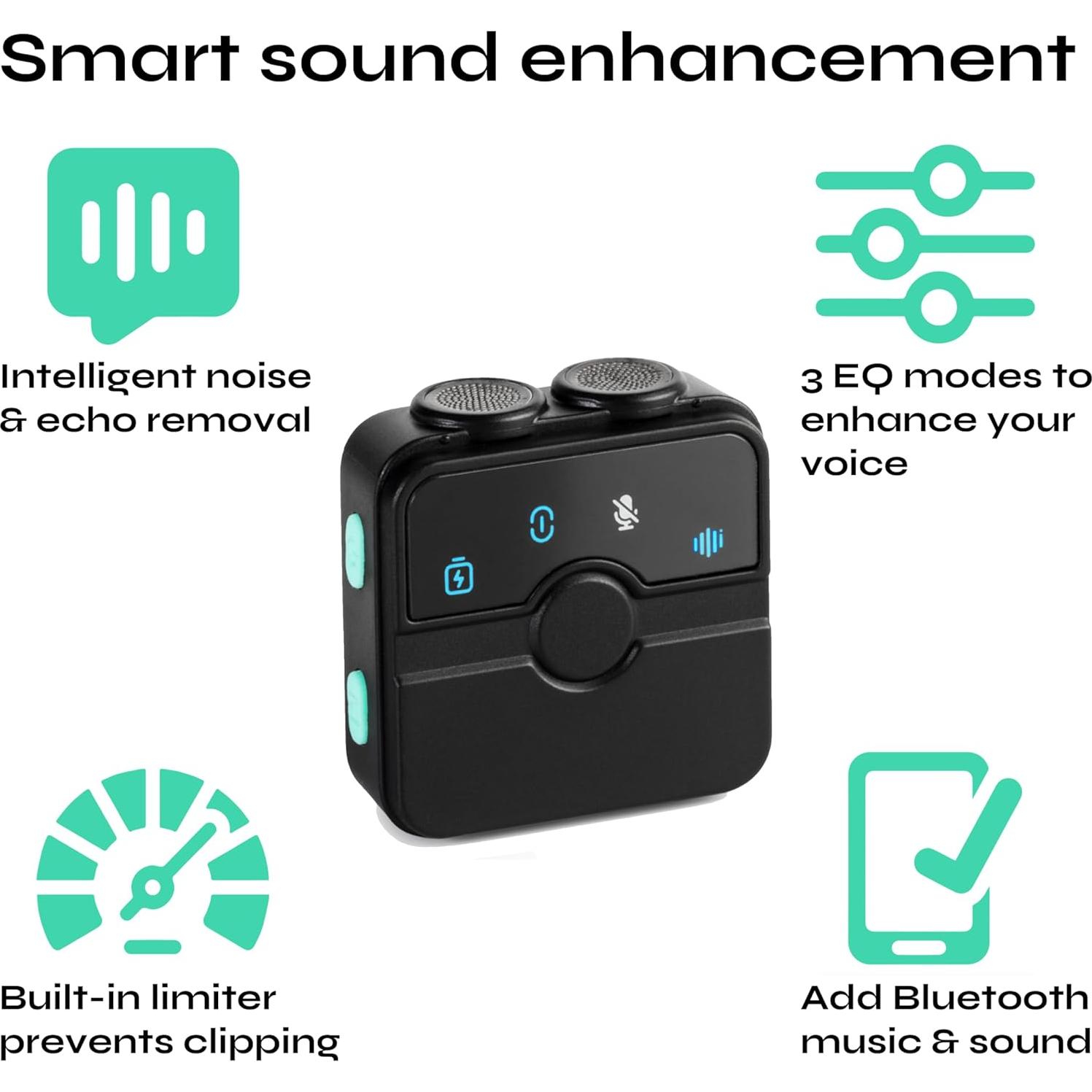 Micrófono mini inalámbrico CreatorMic para iPhone/Android