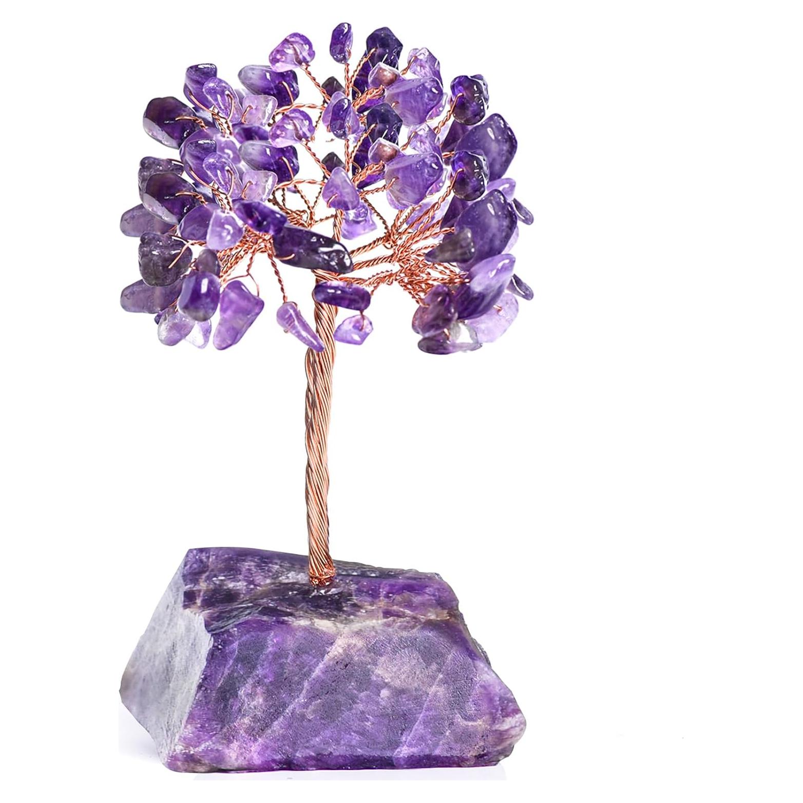 Árbol de Vida de Cristal de Amatista Ytbeoxk 12 cm