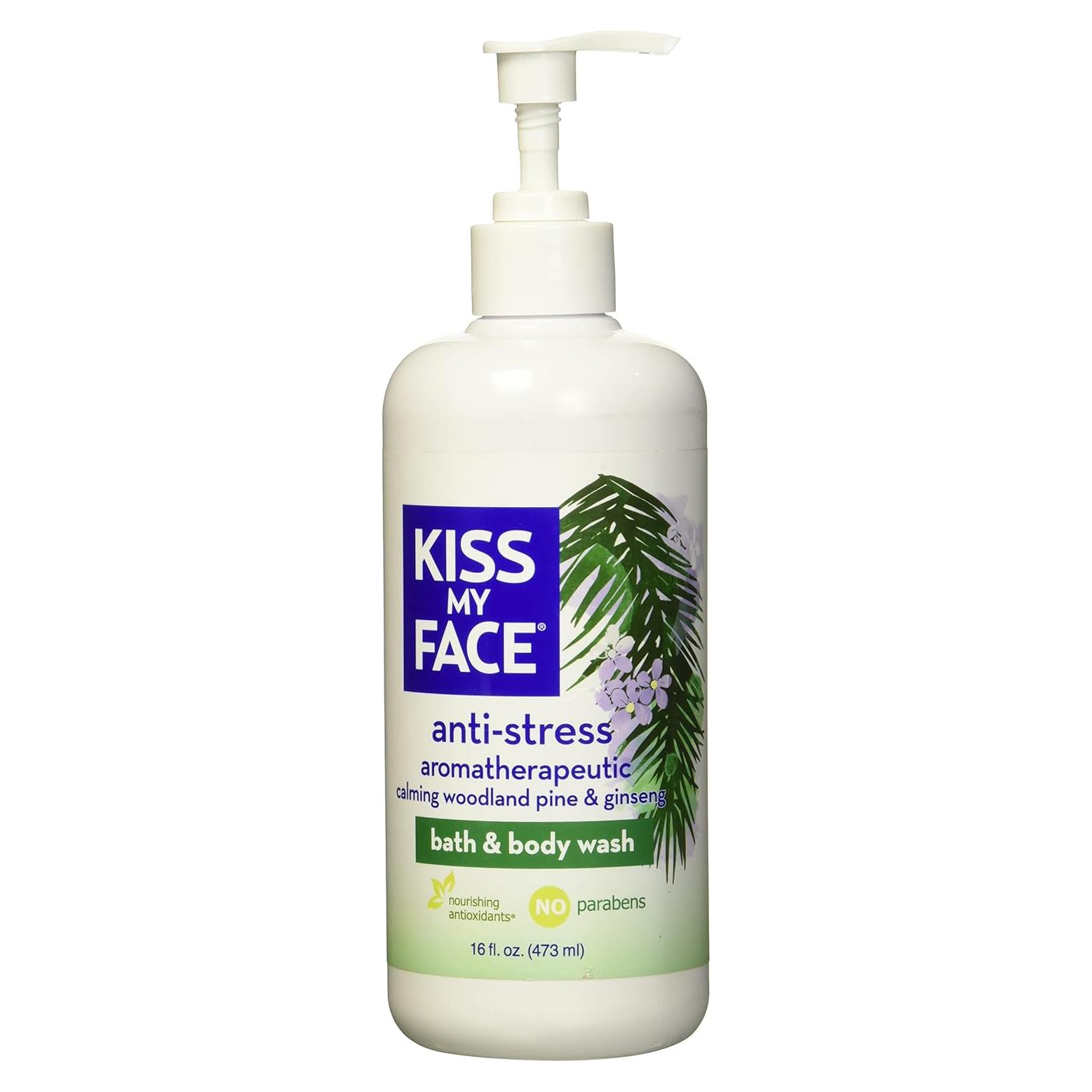 Gel de Ducha Anti-Estrés Kiss My Face 473 ml Ginseng Pino