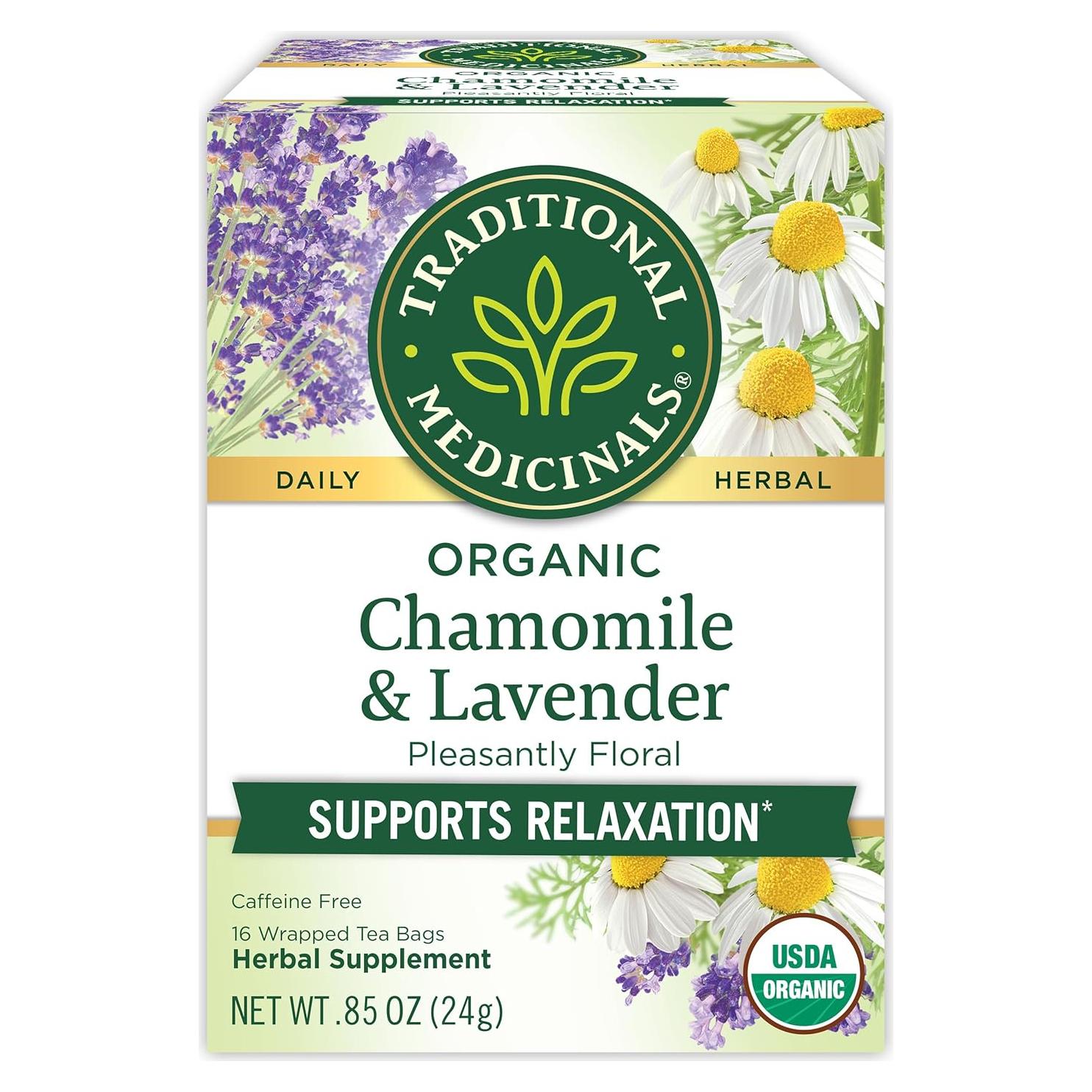 Té Medicinal Orgánico Everready Manzanilla y Lavanda 16 Bolsitas