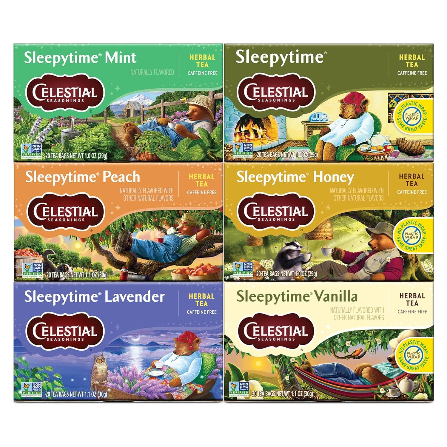 Té de hierbas Sleepytime Celestial Seasonings 120 bolsas