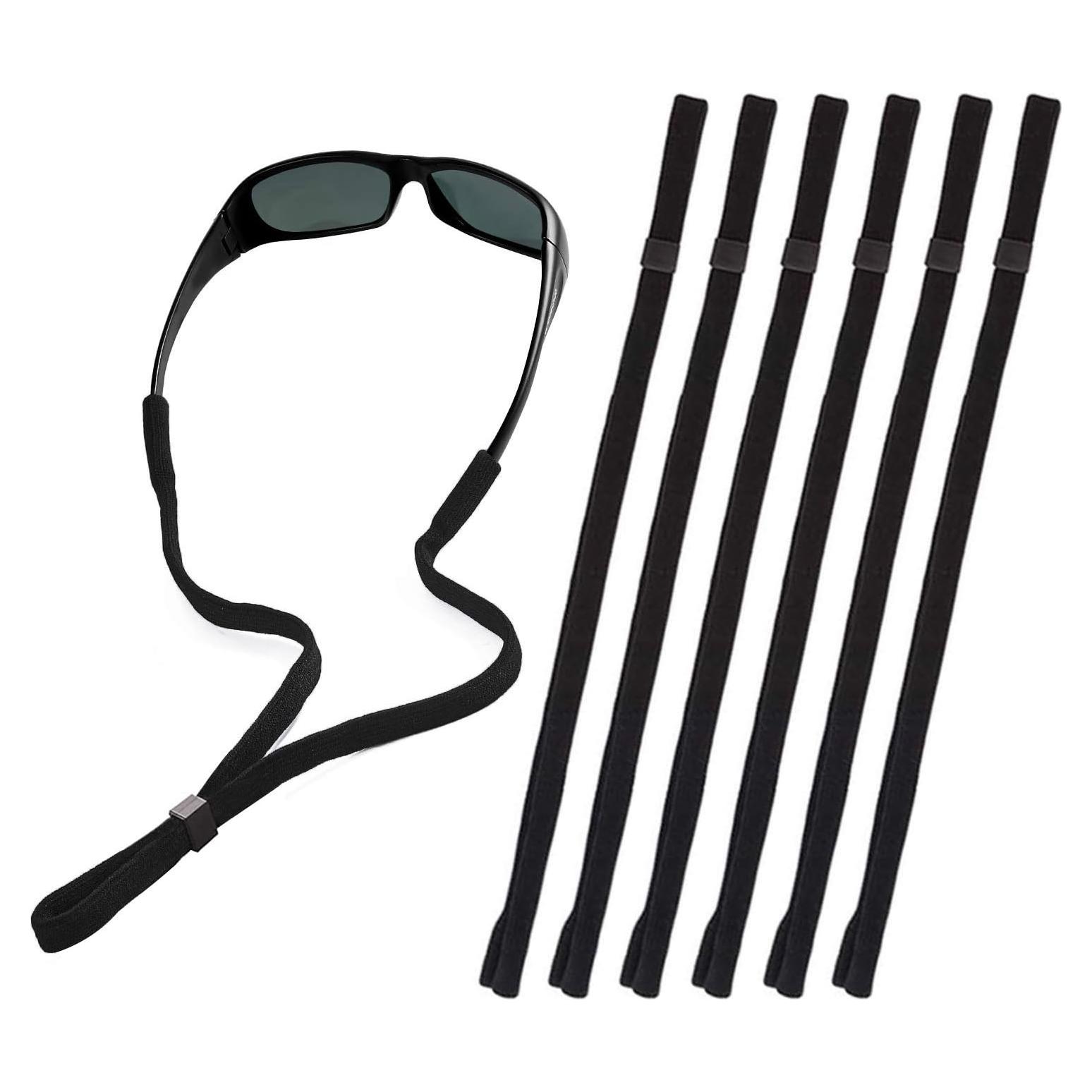 Correa para Gafas SHINKODA Ajustable 6 Piezas Negro