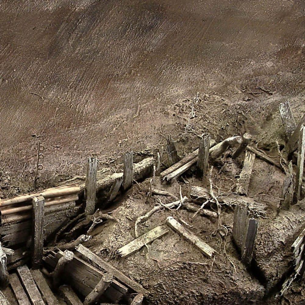 Textura Acrílica Vallejo Tierra Oscura 200 ml para Dioramas