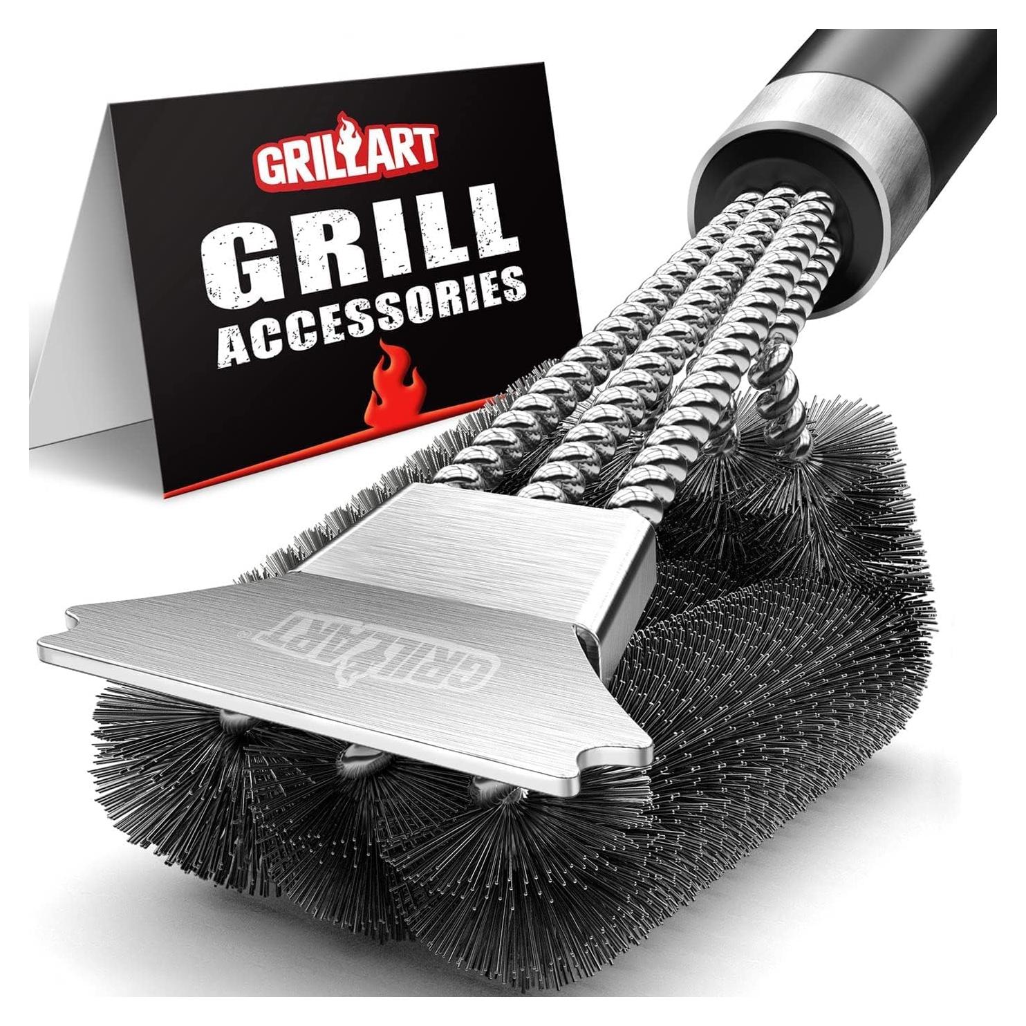 Cepillo y Raspador para Parrilla GRILLART BR-8529 43cm