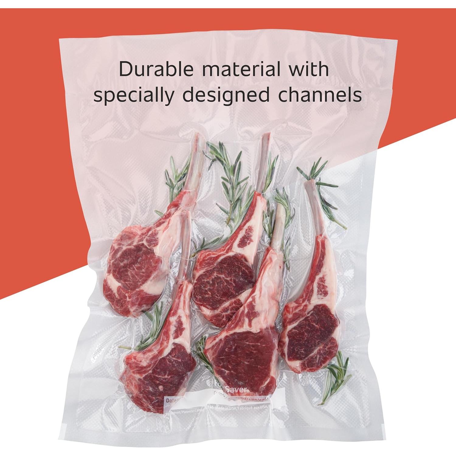 Bolsas al Vacío FoodSaver 3 Rollos 21.9 x 6.7 cm