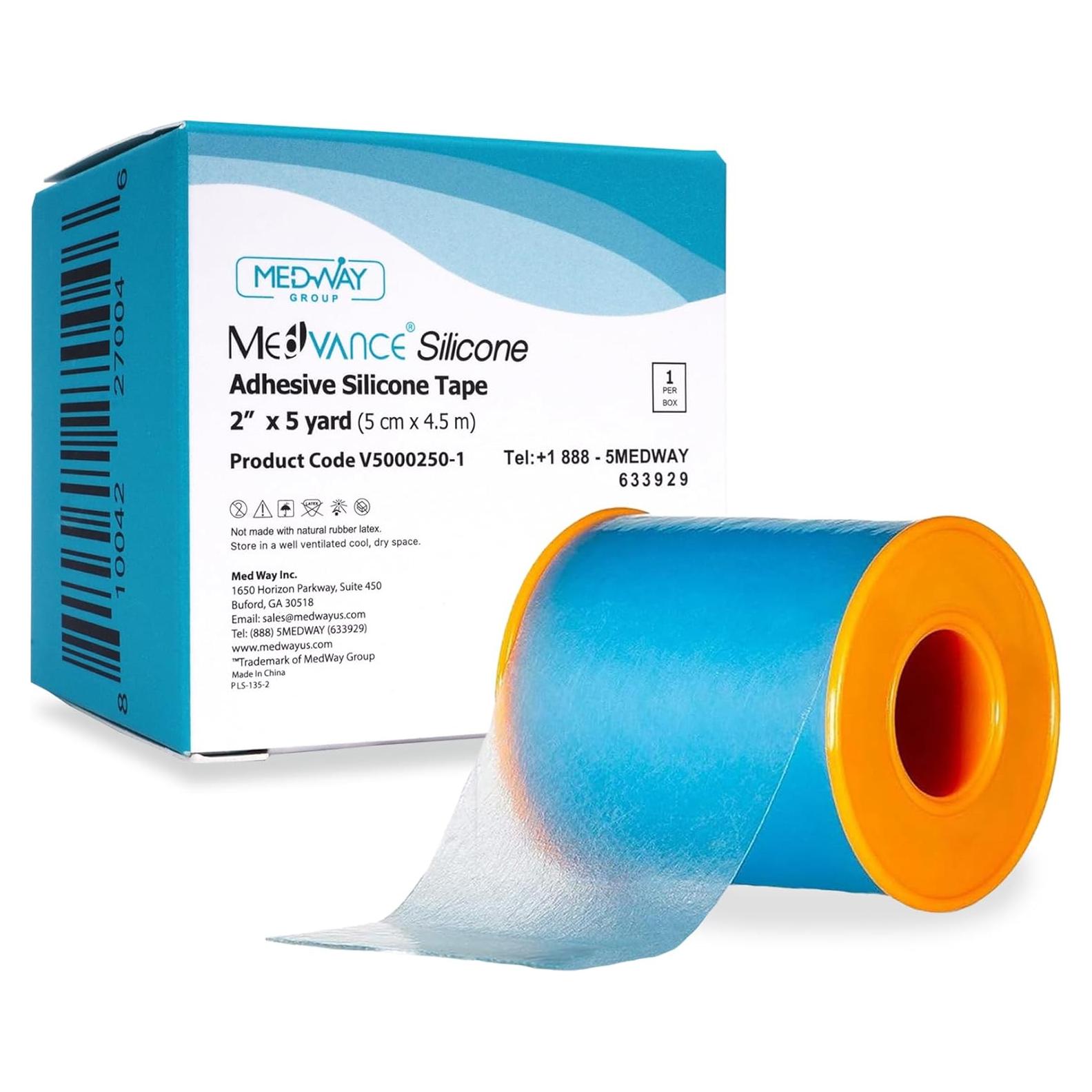 Cinta de Silicona Hipoalergénica MedVance 5 Yardas 5 cm