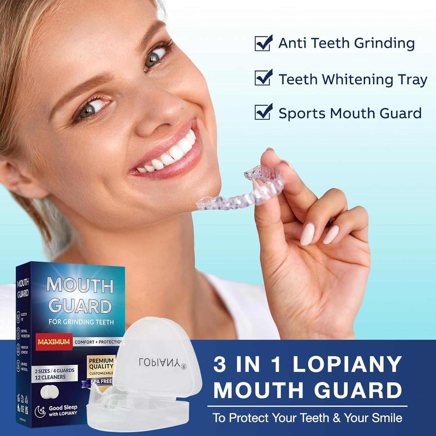 Protector Bucal LOPIANY Personalizable para Rechinar Dientes
