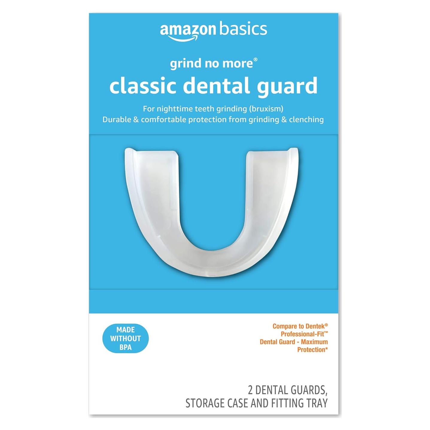 Protectores Dentales Amazon Basics 2 Piezas Ajustables