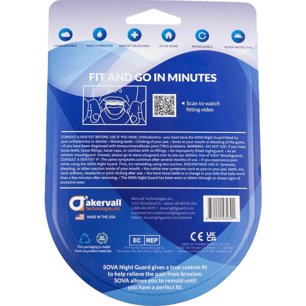 Protector Nocturno SOVA Aero Guard 1.6mm Ajuste Personalizado