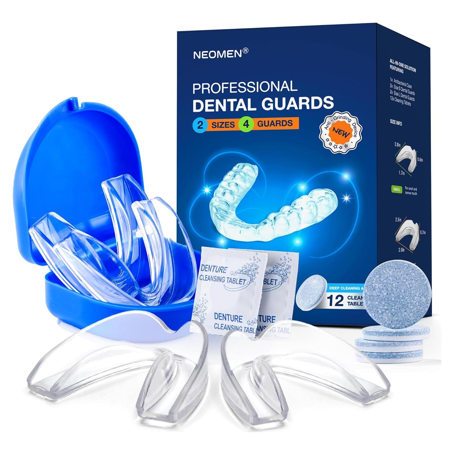 Protector Bucal Moldable Neomen para Rechinar Dientes - 4 Pzs