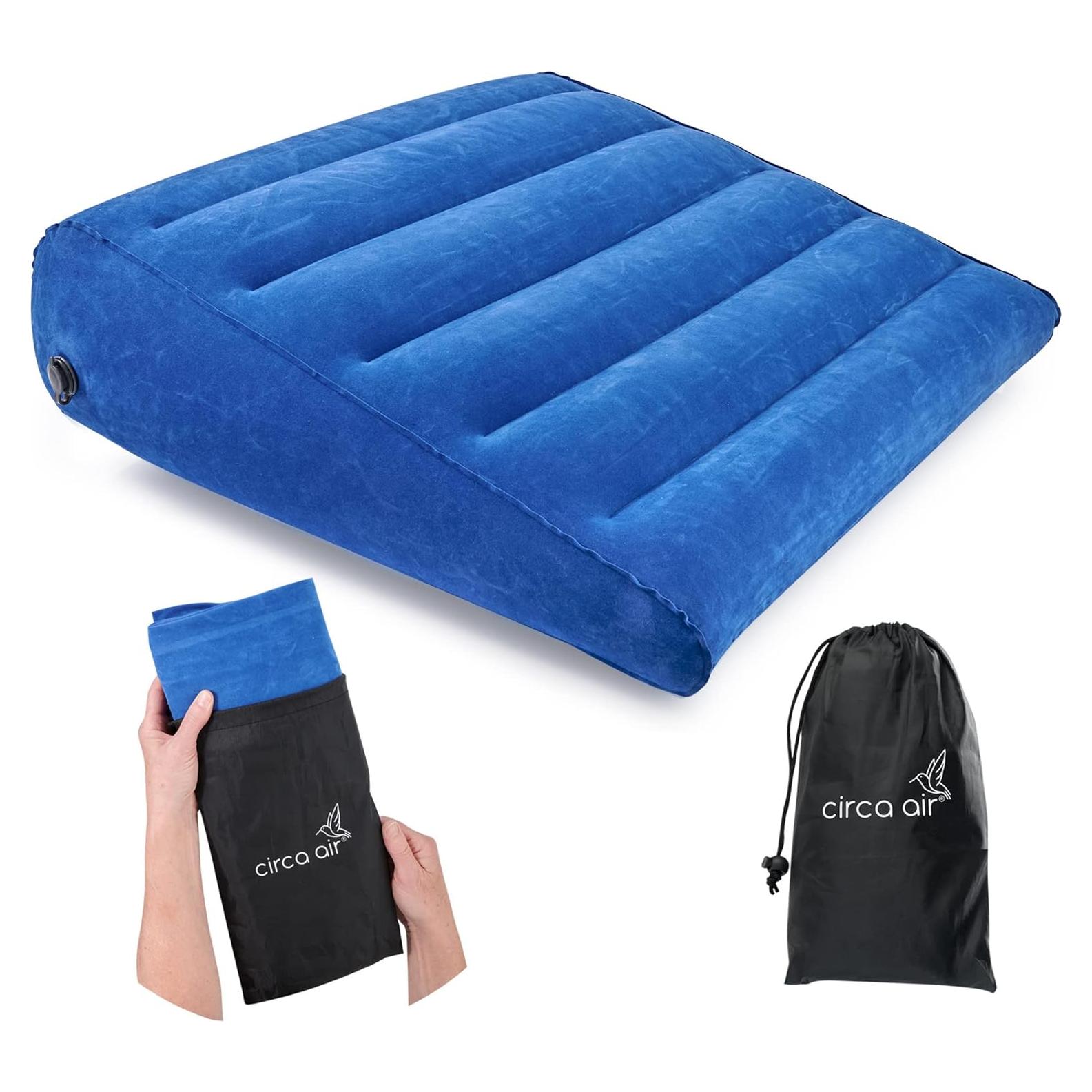 Cojín en Cuña Inflable Circa Air para Viajes 61x61x20cm