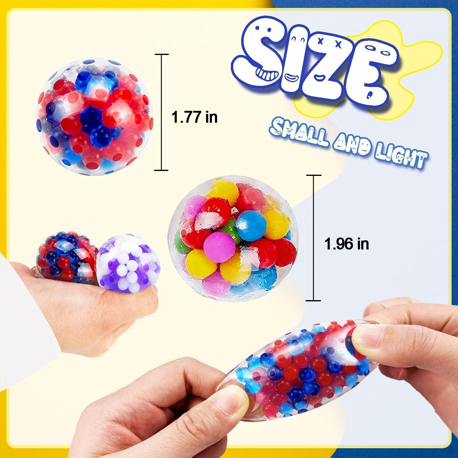 34 Piezas Pelotas Antiestrés MEZHOBBY Alivio de Ansiedad