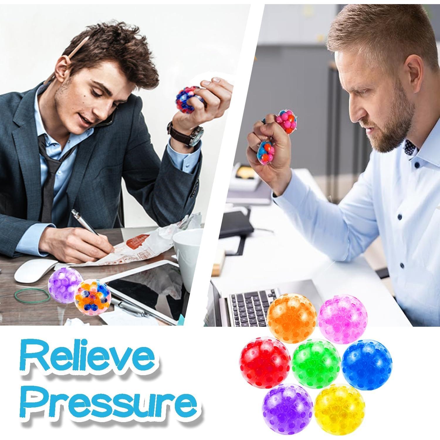 34 Piezas Pelotas Antiestrés MEZHOBBY Alivio de Ansiedad