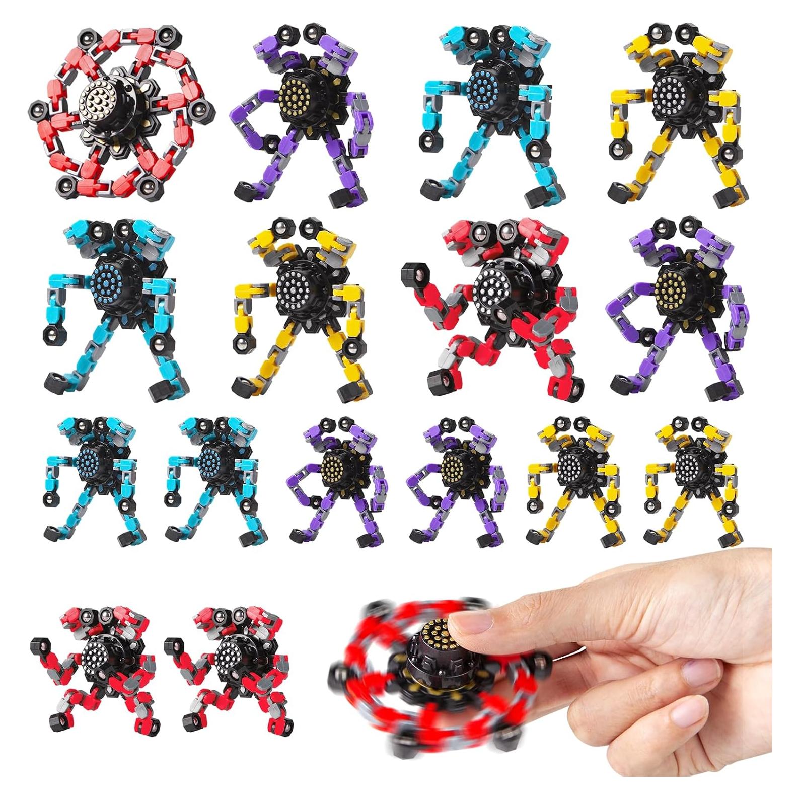 Spinners Antiestrés Transformables Gokeey 16 Pcs Juguetes