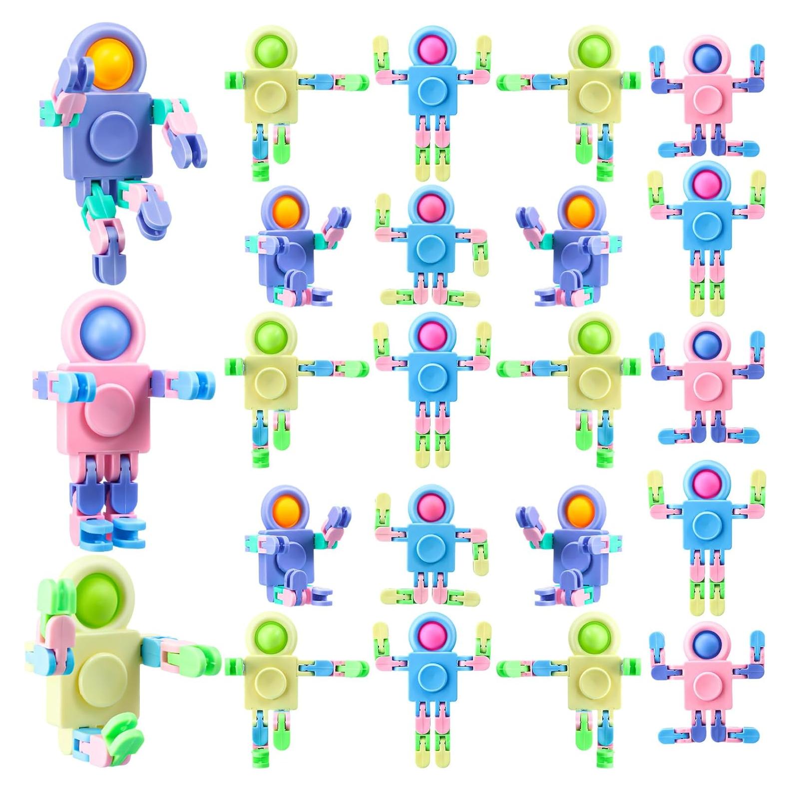 Juguete Fidget Robot Transformable 8 Pcs Hanaive 15 cm