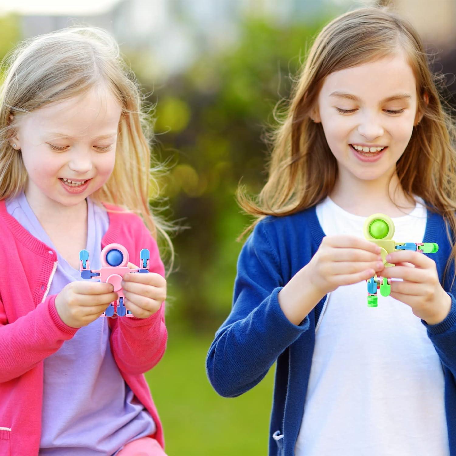 Juguete Fidget Robot Transformable 8 Pcs Hanaive 15 cm