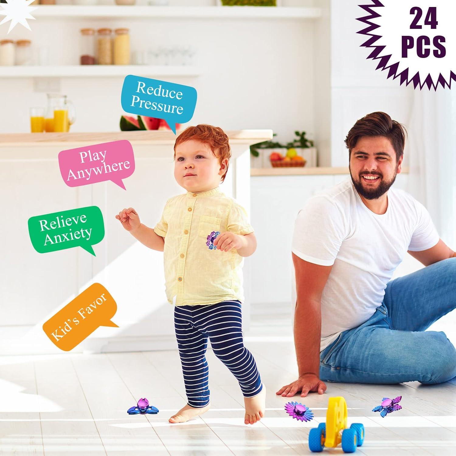 Paquete de 24 Spinners Antiestrés Woanger - Plástico ABS