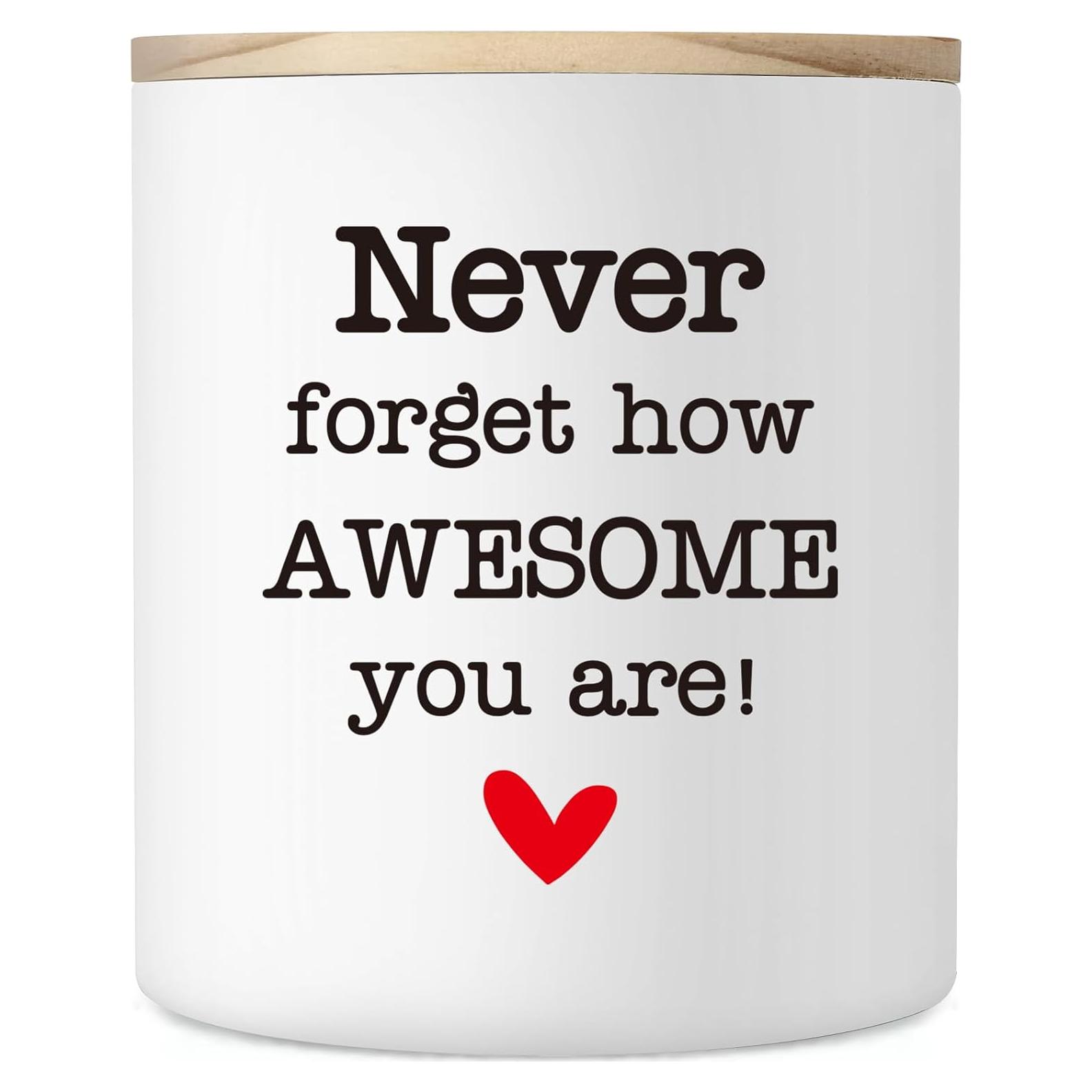 Vela Aromática de Soja 10oz NEVERNERVE Eres Asombrosa