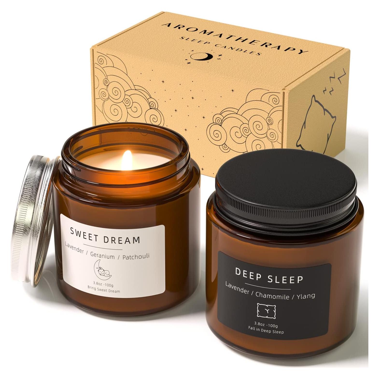 Set de Velas Aromáticas BOYUJK para Aliviar Estrés 60h