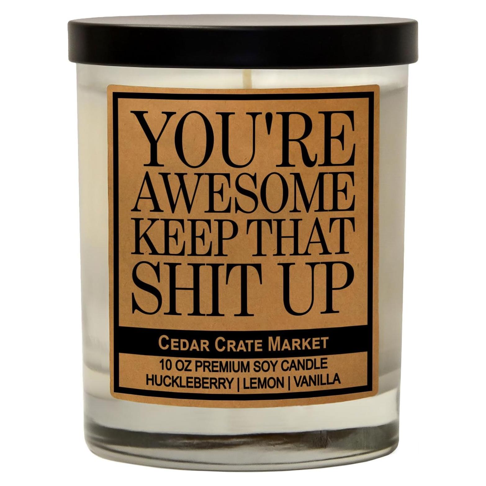 Vela Aromática Eres Asombroso Cedar Crate 284g