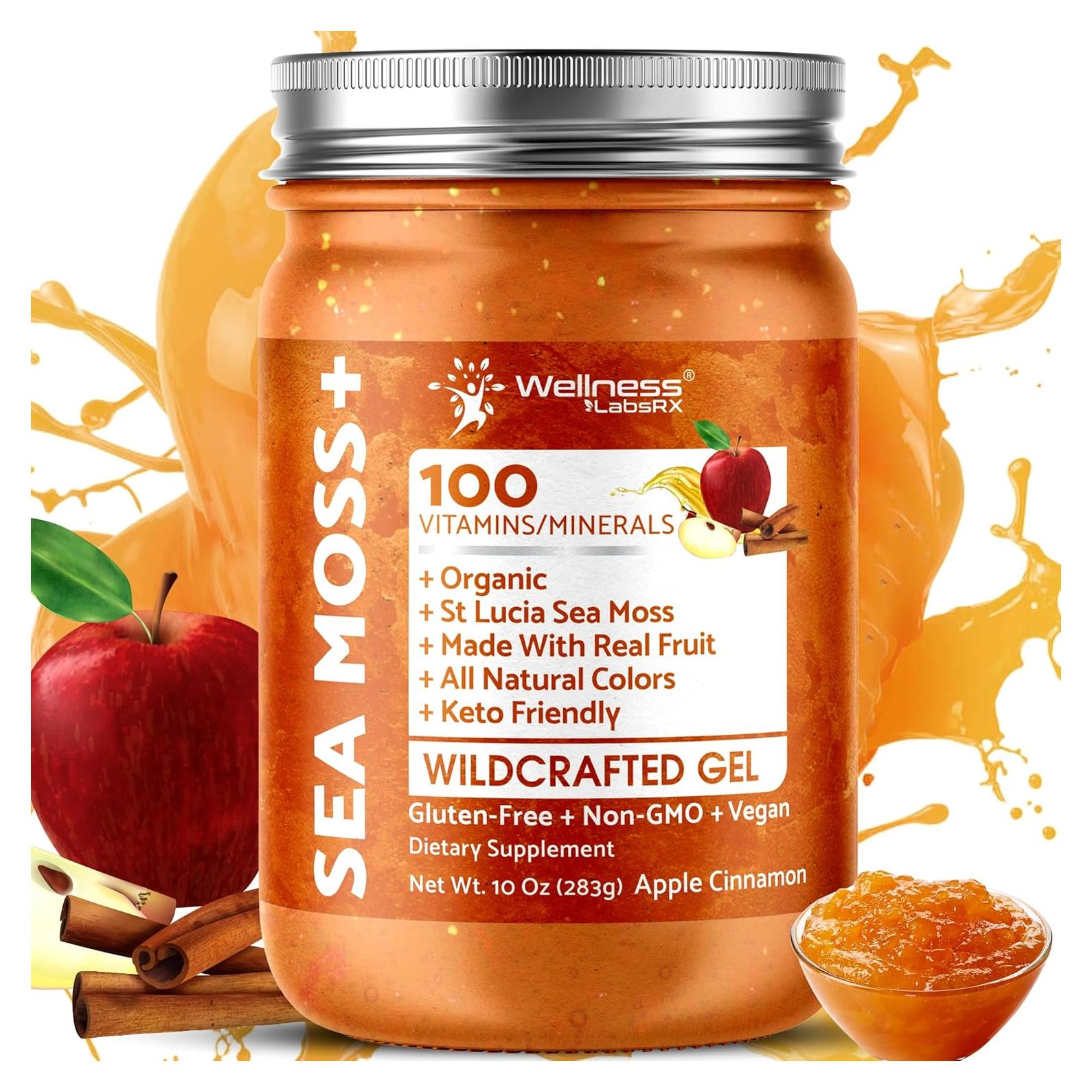 Gel de Musgo Marino Irlandés Orgánico WellnesslabsRX 283g