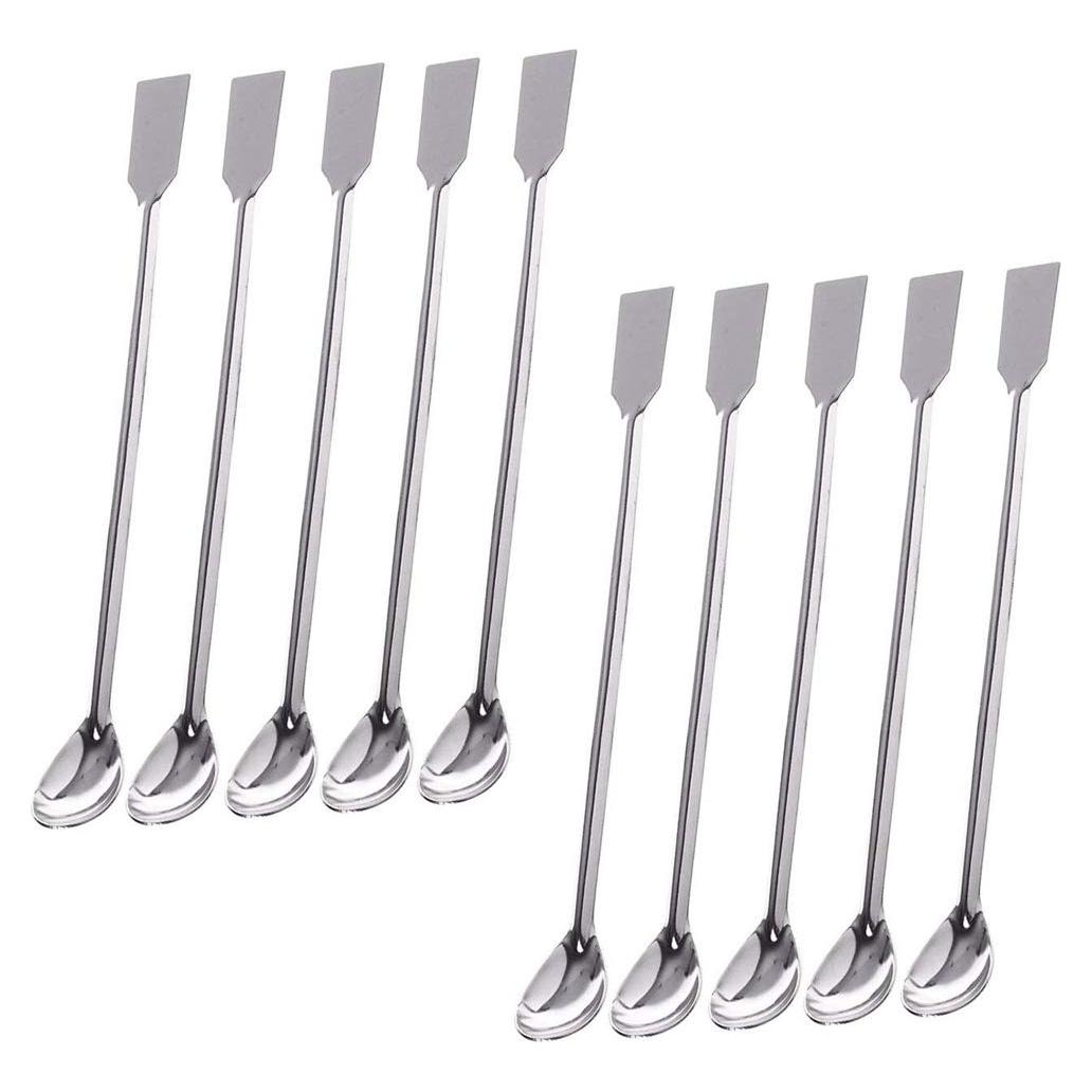 Cuchara Espátula de Acero Inoxidable TIHOOD 10PCS 2 en 1