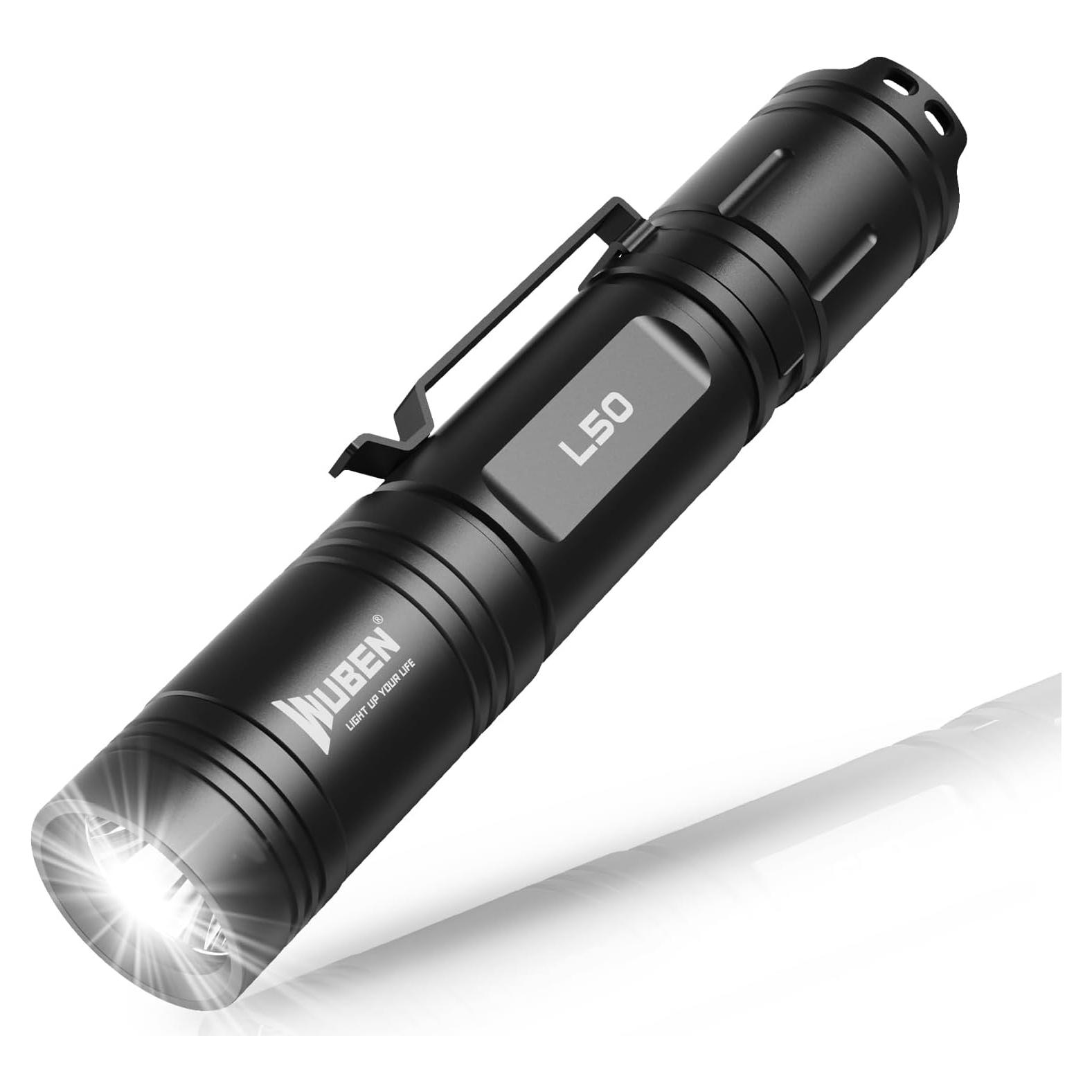 Linterna Recargable WUBEN L50 1200 Lúmenes IP68 EDC