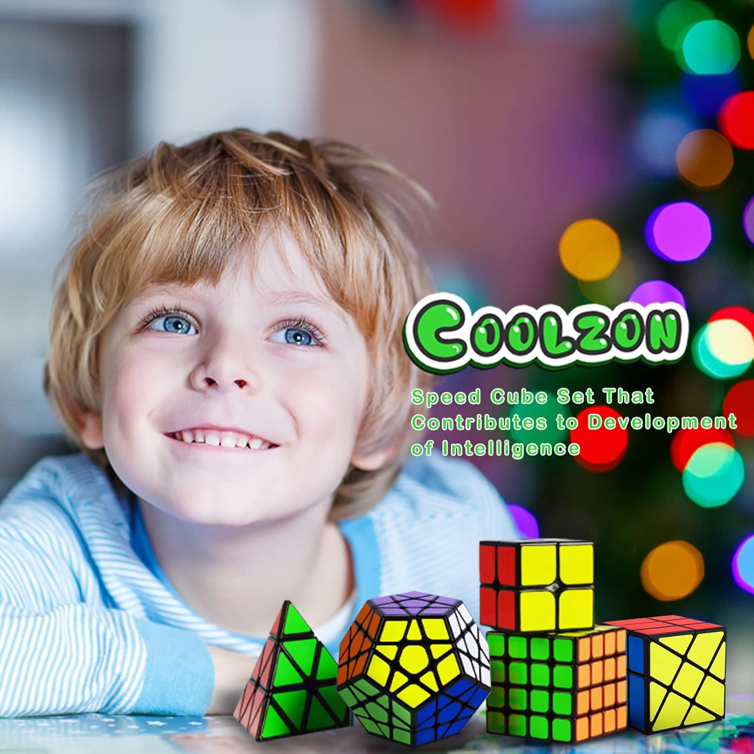 Juego de Cubos Rápidos Coolzon 5 en 1 para Niños y Adultos