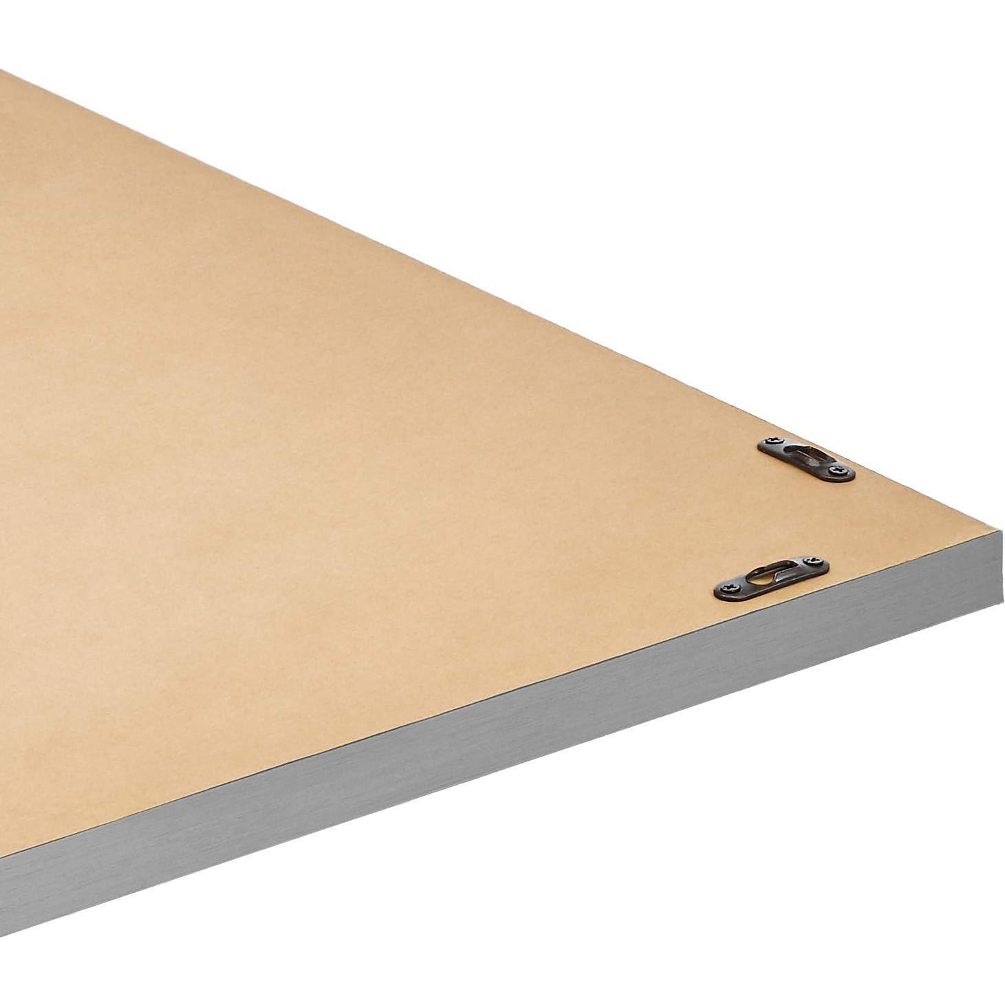 Espejo de Pared Rectangular Amazon Basics 61x91 cm Níquel