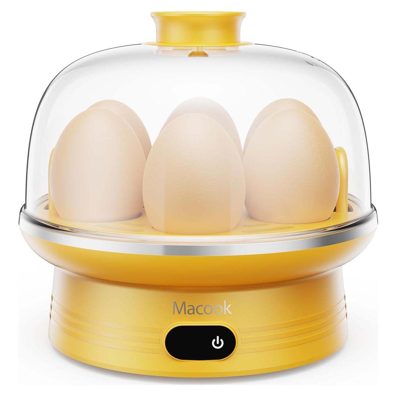 Cocedor de Huevos Macook MCUS-00003 Amarillo 7 Huevos