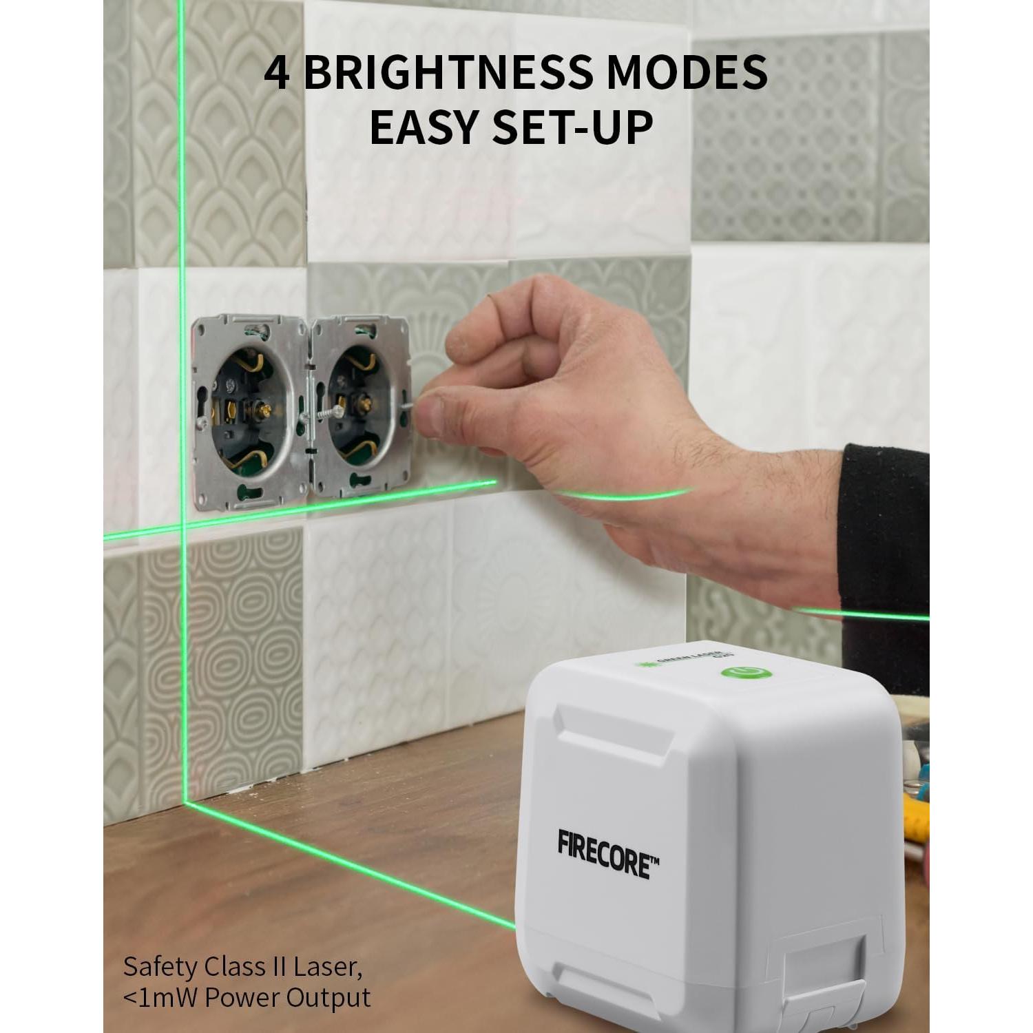 Nivel Láser Autonivelante Firecore G20 Verde con Trípode