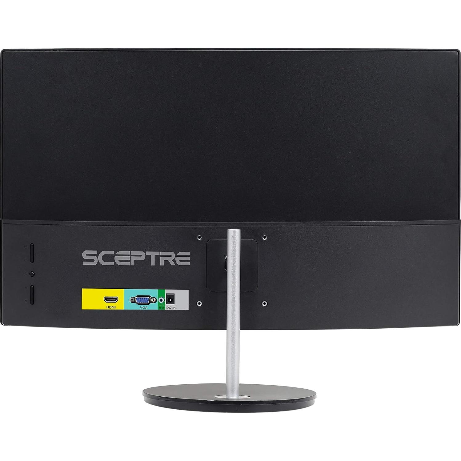 Monitor Curvo Sceptre 24" 1080p R1800 HDMI VGA Altavoces