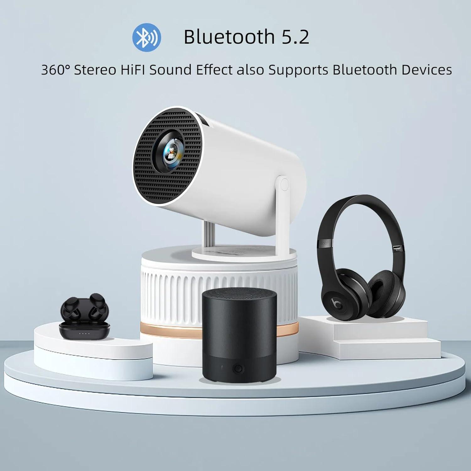 Proyector Inteligente DwellDreams HY300 Pro 4K WiFi Bluetooth