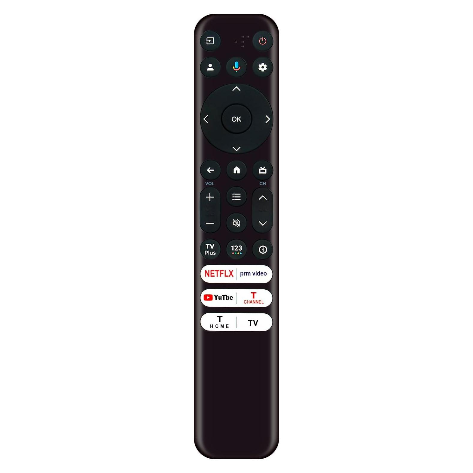 Control Remoto de Voz AULCMEET para TV QLED 4K UHD