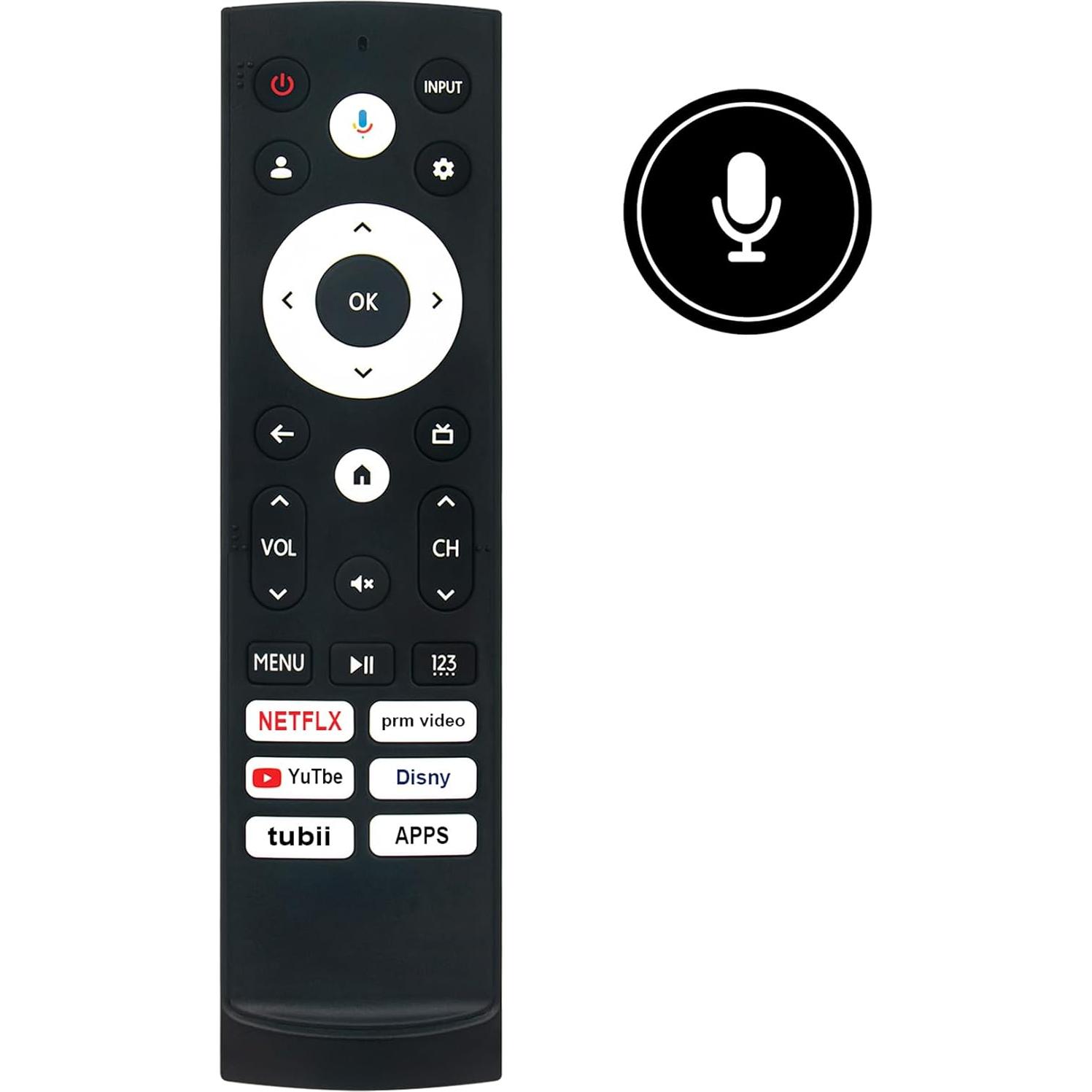 Control Remoto Hisense U7 U8 Mini-LED 4K por Voz