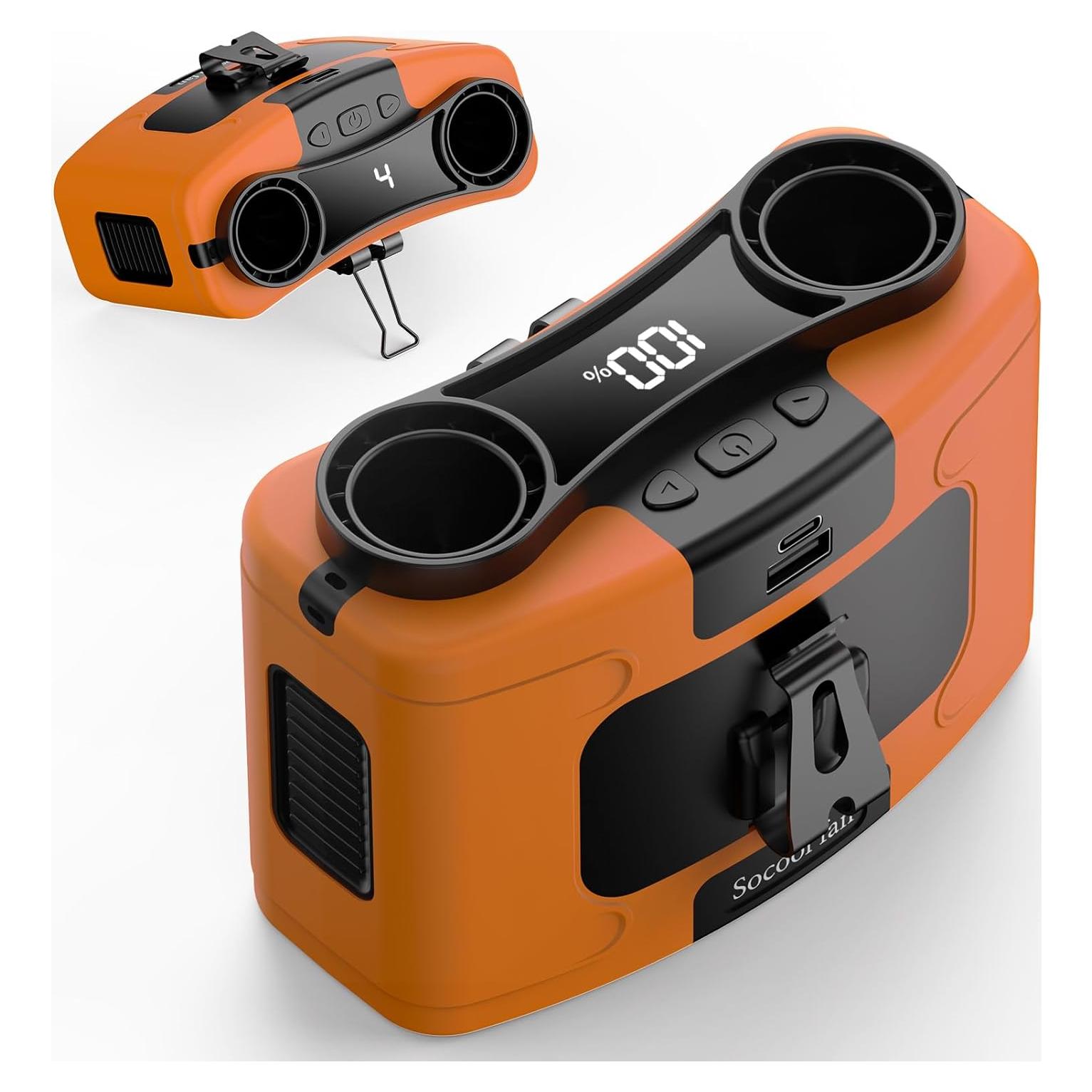 Ventilador Portátil Socool K60 20000mAh Clip Cintura 10 Velocidades