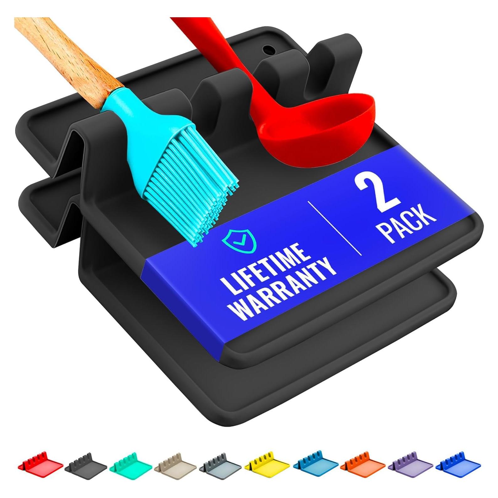 Soporte de Cuchara de Silicona Cooler Kitchen - 2 Piezas