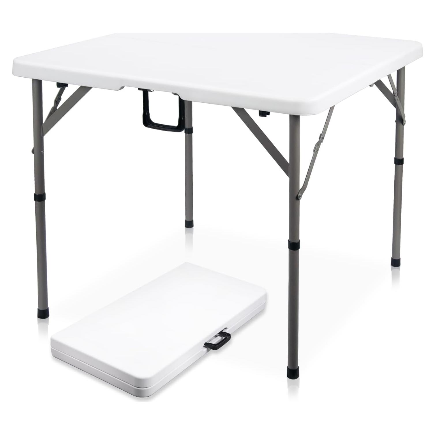 Mesa Plegable Cuadrada Byliable 86,36 cm Blanca
