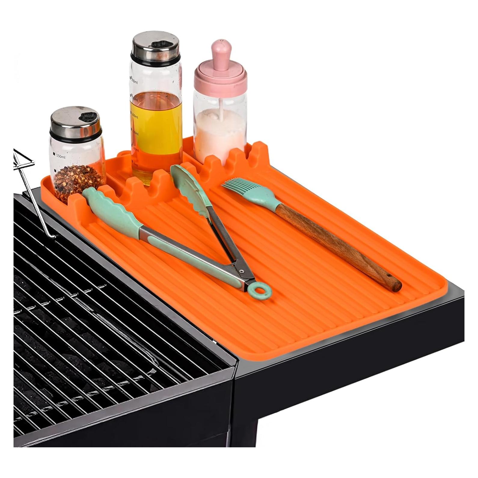 Alfombrilla de Silicona para Plancha Blackstone Naranja