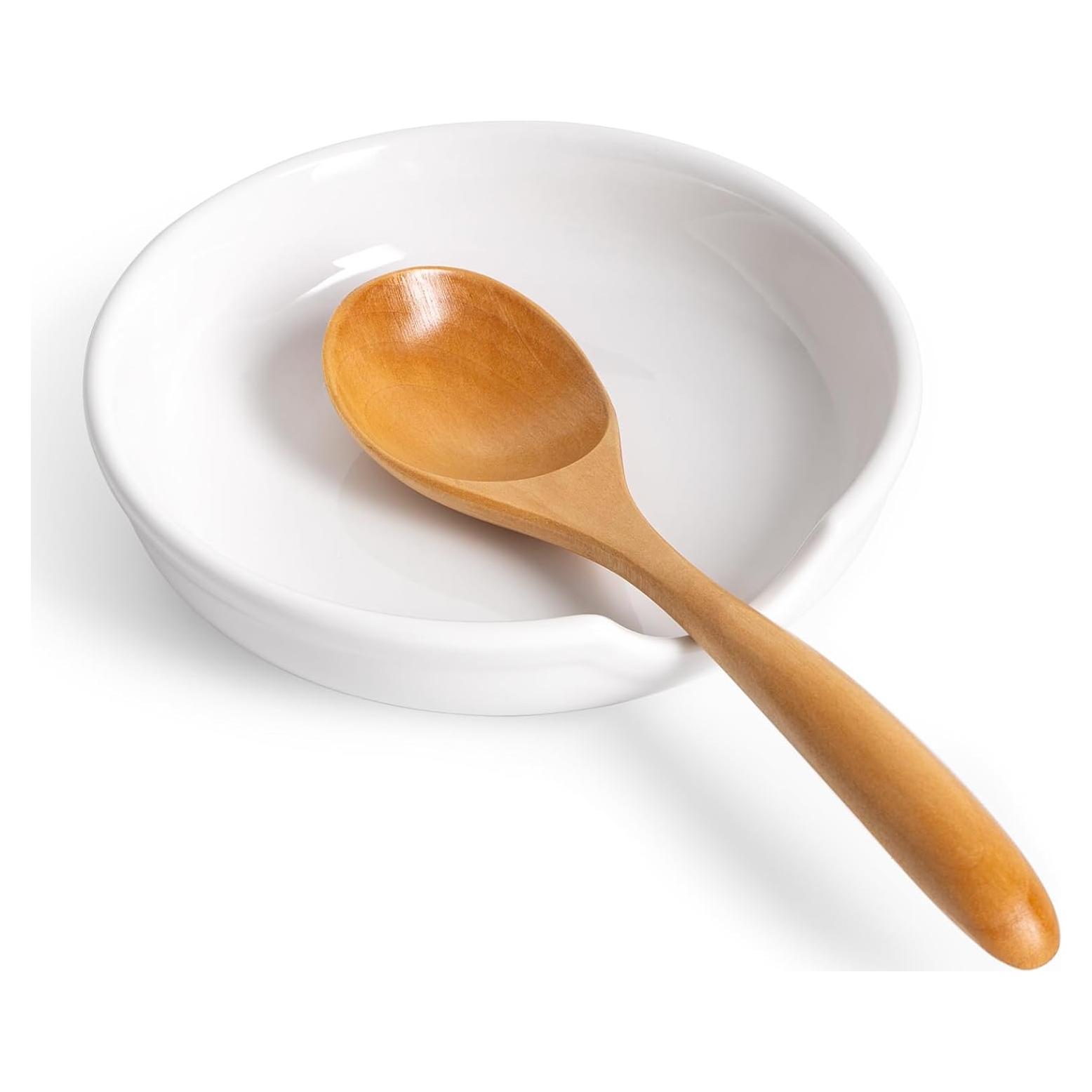 Soporte para Cucharas Cerámica HOKELER Blanco 12,19 cm