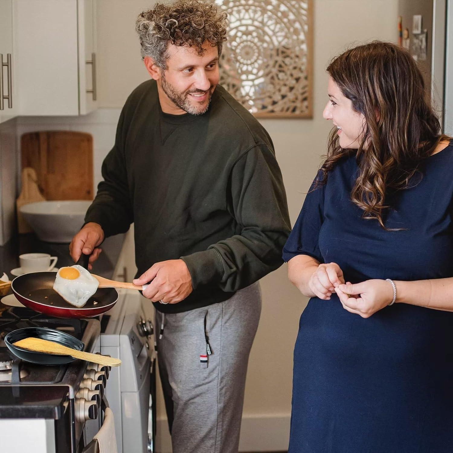 Soporte para cucharas Hasense cerámica negro 14.48x10.16 cm