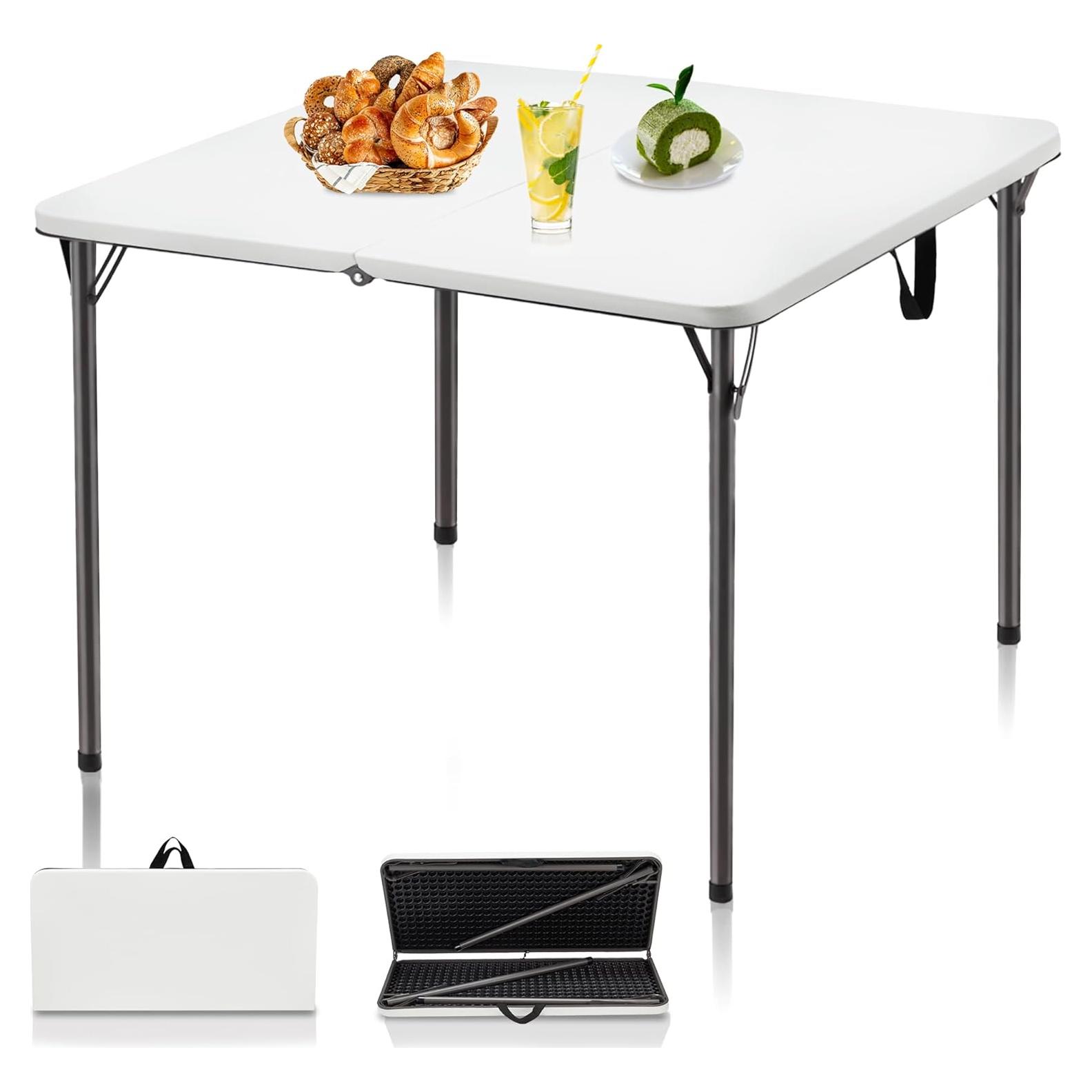 Mesa Plegable Kasunpul YX01-087W Blanca 86,36 cm