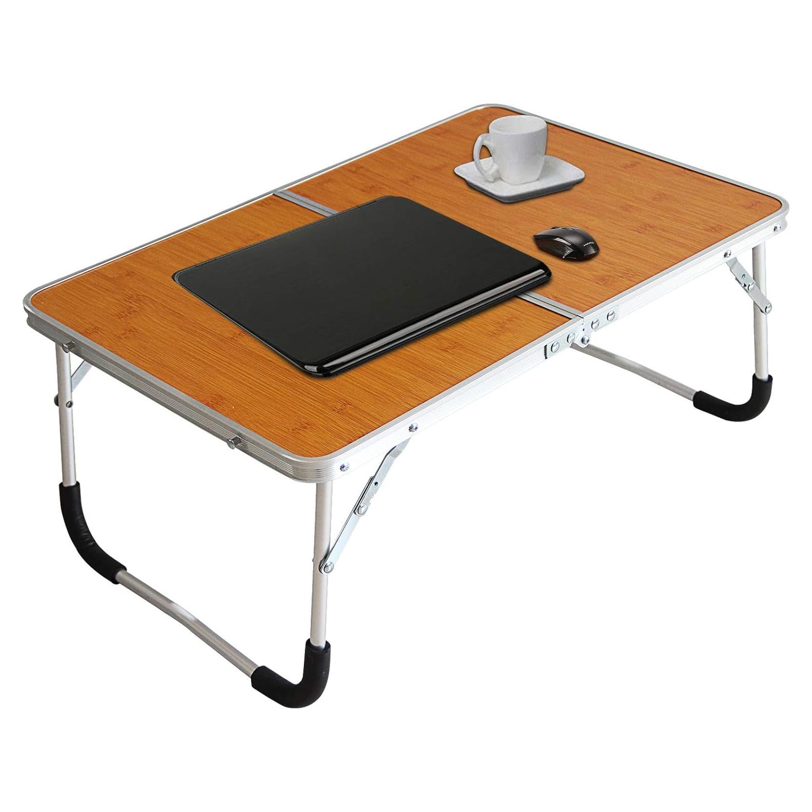 Mesa Plegable para Laptop Jucaifu 62x42 cm con Almacenamiento