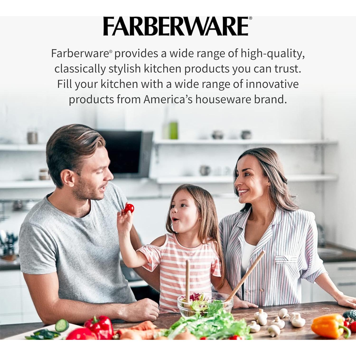 Amasador de Carne y Papas Farberware 25,4 cm Nylon Negro