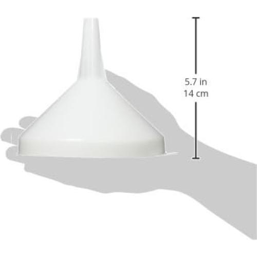 Embudo de Plástico Winco PF-32 15.88 cm Blanco Mediano