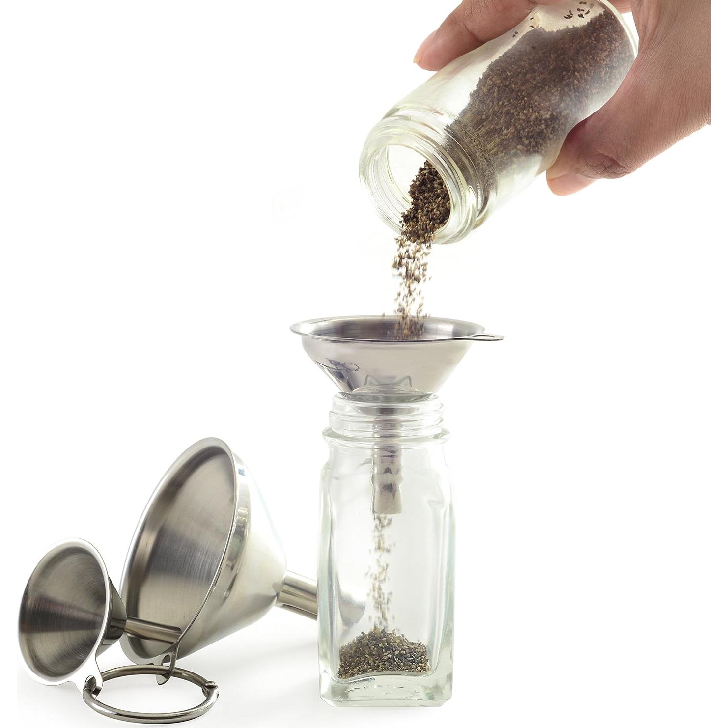 Set de 3 Embudos de Acero Inoxidable Norpro 7cm 5cm 3.8cm