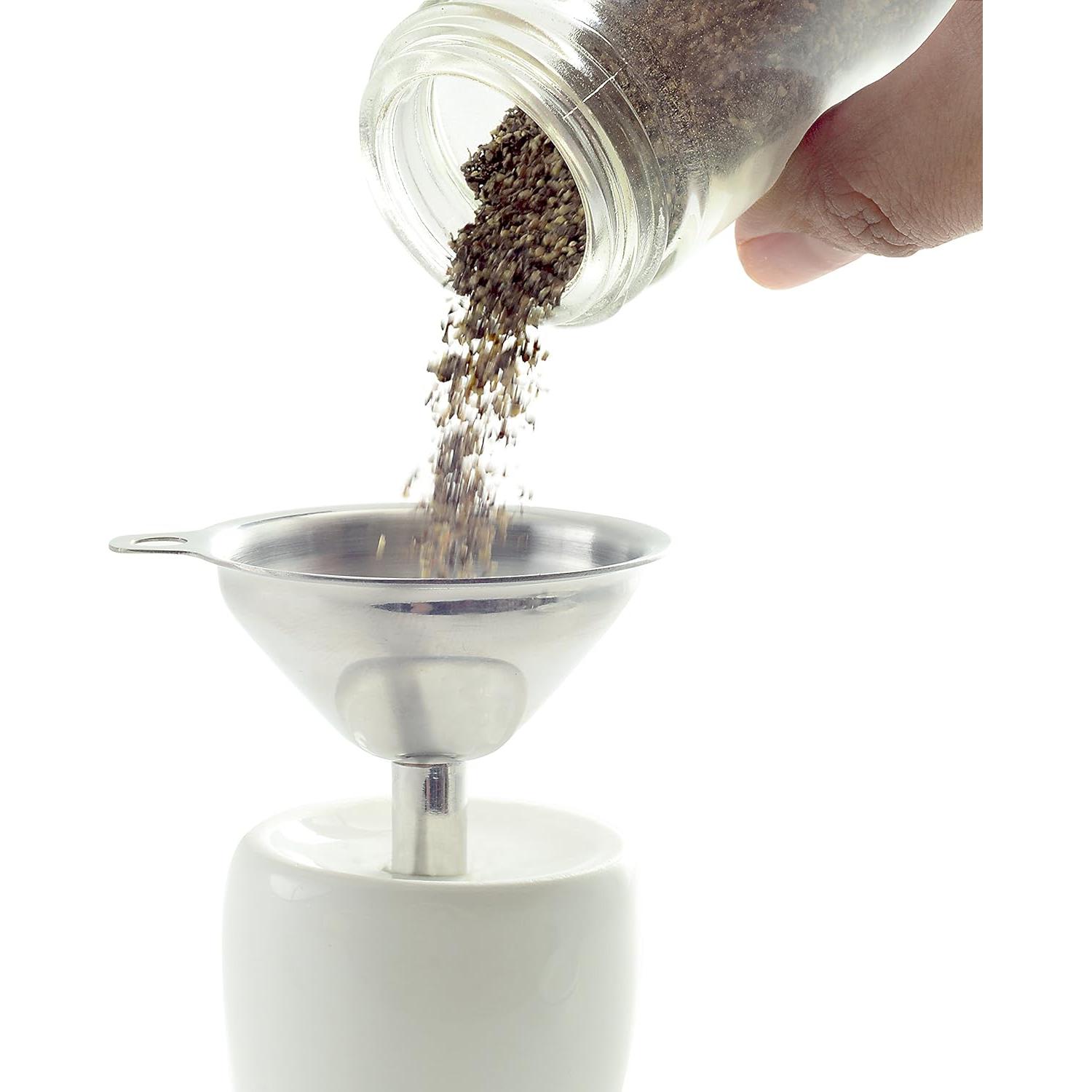 Set de 3 Embudos de Acero Inoxidable Norpro 7cm 5cm 3.8cm