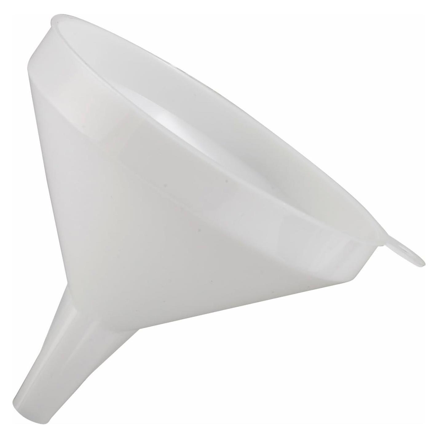 Embudo de Plástico Winco PF-16, 13.34 cm, Blanco