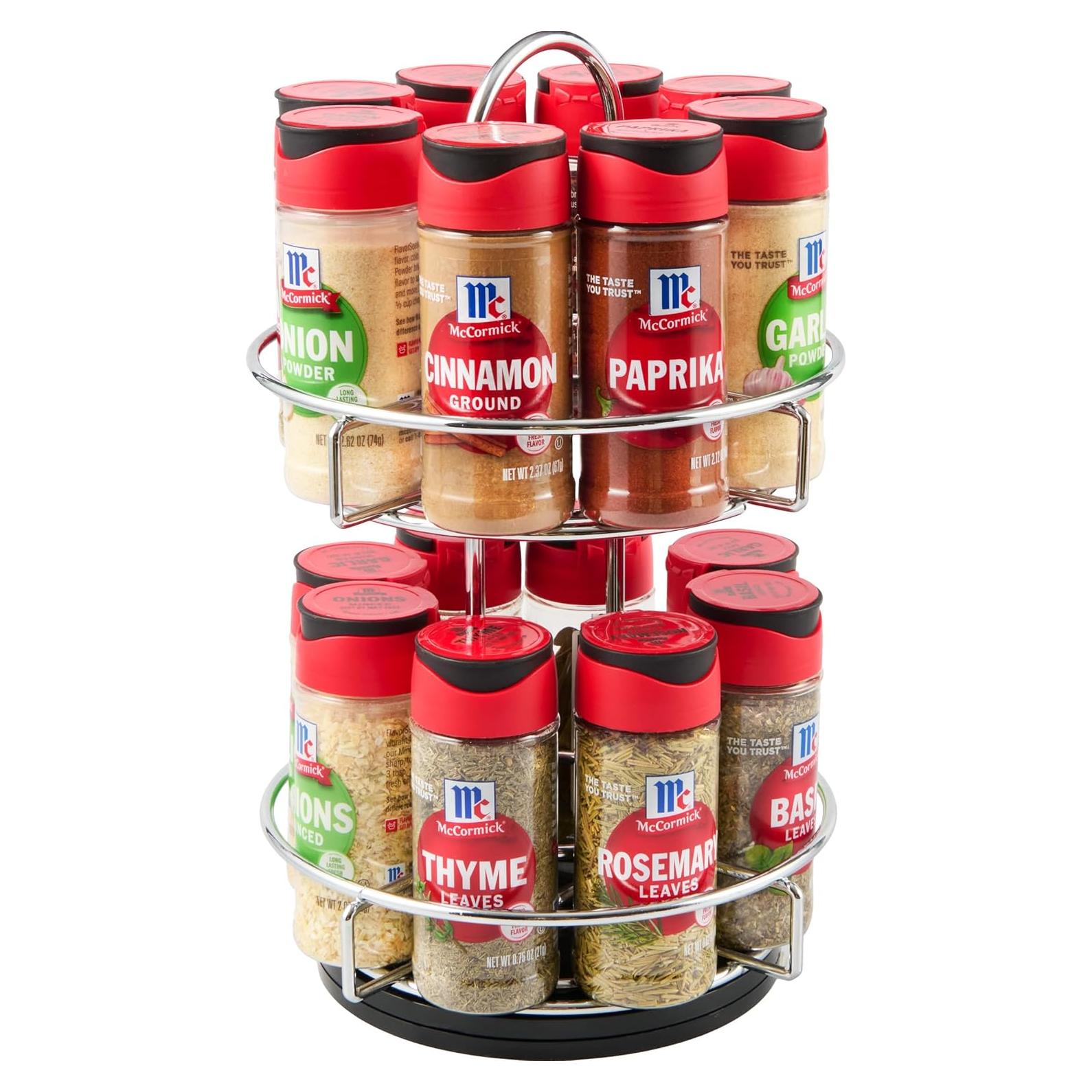 Organizador de especias McCormick 16 piezas 823 g 2 niveles